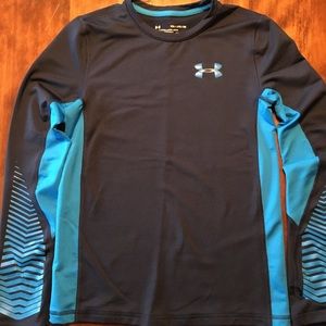 Boys UnderArmour Goldgear Fitted YXL